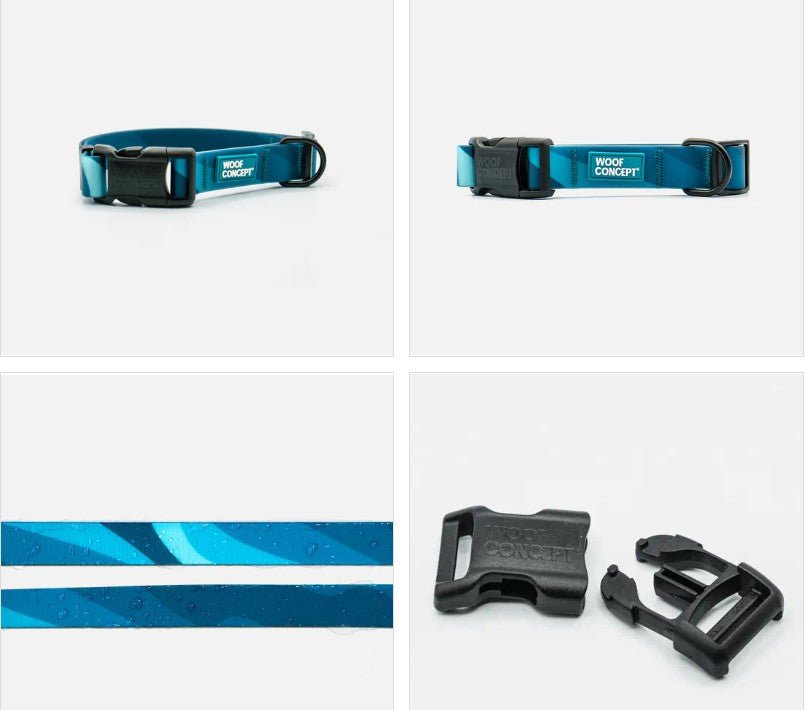 首輪・ハーネス・リード WOOF CONCEPT Aqua Cosmopolitan Leash M WOOF CONCEPT Aqua Cosmopolitan Leash MPOV: You finally enjoy the