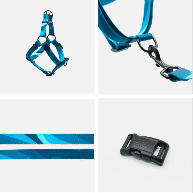 Woof Concept Harness Aqua Riptide - Woof Concept